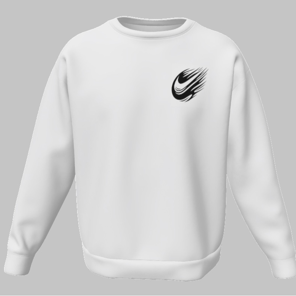 Nike logo crew neck
